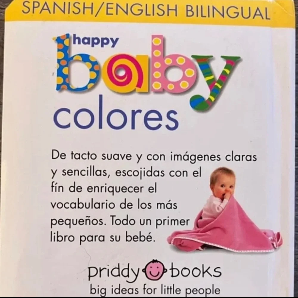 💞 Happy Baby Bilingual Spanish / English Colores / Colors Children’s Board Book